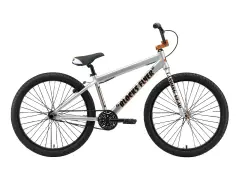 SE Bikes "Blocks Flyer 26" BMX Cruiser Bike - 26 Inch | Iced Out Silver