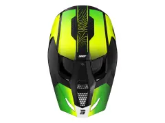 Shot Race Gear "Furious Apex" Fullface Helmet - Neon Yellow Shot Race Gear "Furious Apex" Fullface Helmet - Neon Yellow