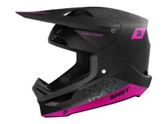 Shot Race Gear "Furious Draw" Fullface Helm - Pink Matt Shot Race Gear "Furious Draw" Fullface Helm - Pink Matt