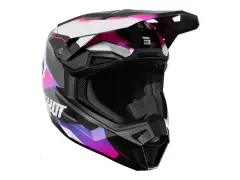 Shot Race Gear "Lite Astral" Fullface Helmet - Blue/Pink Pearly Shot Race Gear "Lite Astral" Fullface Helmet - Blue/Pink Pearly