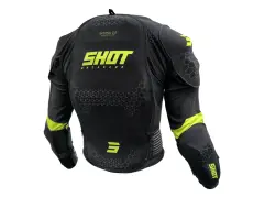 Shot Race Gear "Optimal 2.0" Protektor Jacke - Black/Neon Yellow Shot Race Gear "Optimal 2.0" Protektor Jacke - Black/Neon Yellow