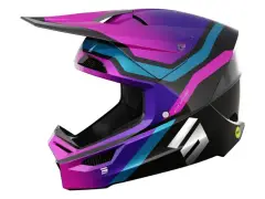 Shot Race Gear "Race Sky" Fullface Helmet - Purple Chrome Shot Race Gear "Race Sky" Fullface Helmet - Purple Chrome