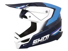 Shot Race Gear "Race Tracer" Fullface Helm - Blue Glossy