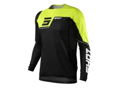 Shot Race Gear "Rogue Revolt" Trikot - Black/Neon Yellow Shot Race Gear "Rogue Revolt" Trikot - Black/Neon Yellow