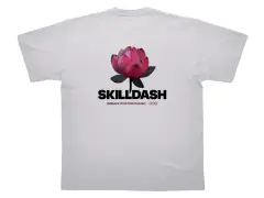Skilldash "Thrive Lotus" T-Shirt - White