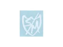 S&M Bikes "Sharpie Shield" Sticker - Small S&M Bikes "Sharpie Shield" Sticker - Small