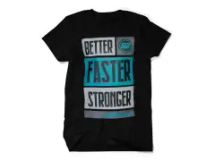 Stay Strong "BFS" T-Shirt - Black/Teal