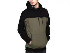 Stay Strong "Cut Off" Hooded Pullover - Army Green