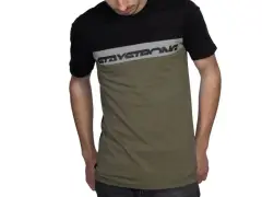 Stay Strong "Cut Off" T-Shirt - Black/Green Stay Strong "Cut Off" T-Shirt - Black/Green