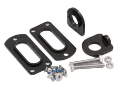 Stay Strong "For Life V4 with Bolts" BMX Race Dropout Adapter - Black