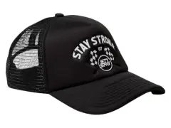 Stay Strong "Speed & Style" Trucker Cap - Black