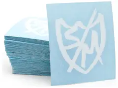 S&M Bikes "Sharpie Shield Medium" Sticker 100 Pack S&M Bikes "Sharpie Shield Medium" Sticker 100 Pack