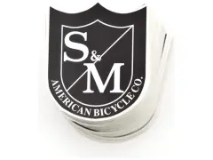 S&M Bikes "Small Shield" Sticker 100 Pack