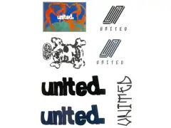 United Bikes "Coastin" Sticker Sheet