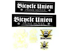Bicycle Union "Prime Mover" Sticker Set