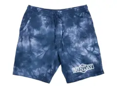 Sunday Bikes "Cornerstone" Shorts - Violet Tie-Dye
