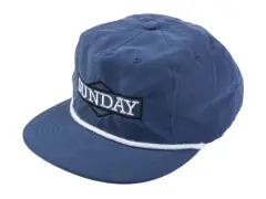 Sunday Bikes "Cornerstone Rope Snapback" Basecap - Navy