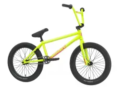 Sunday Bikes "Forecaster Aaron Ross" 2027 BMX Rad - Gloss Fluorescent Yellow - Freecoaster Sunday Bikes "Forecaster Aaron Ross" 2027 BMX Rad - Gloss Fluorescent Yellow - Freecoaster