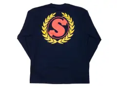 Sunday Bikes "Winners Wreath" Longsleeve - Navy