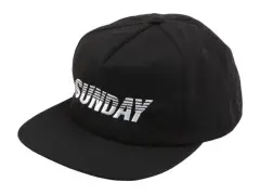 Sunday Bikes X SHREDD "5-Panel Snapback" Basecap - Black
