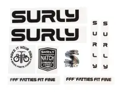 Surly "Intergalactic" Rahmenaufkleber Set Surly "Intergalactic" Rahmenaufkleber Set