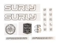 Surly "Intergalactic" Rahmenaufkleber Set Surly "Intergalactic" Rahmenaufkleber Set