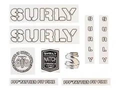 Surly "Overspray" Rahmenaufkleber Set Surly "Overspray" Rahmenaufkleber Set