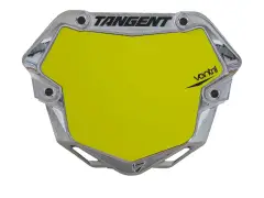 Tangent "Ventril 3D Chrome" BMX Race Nummernschild Tangent "Ventril 3D Chrome" BMX Race Nummernschild