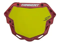 Tangent "Ventril 3D Chrome" BMX Race Nummernschild Tangent "Ventril 3D Chrome" BMX Race Nummernschild