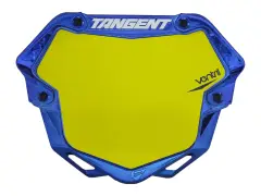 Tangent "Ventril 3D Chrome" BMX Race Nummernschild Tangent "Ventril 3D Chrome" BMX Race Nummernschild