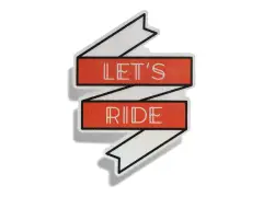 Thousand "Let's Ride" Reflektor Sticker