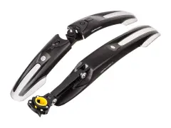 Topeak "DeFender M1 / M2" MTB Mudguard Set - Front + Rear, 26 Inch Topeak "DeFender M1 / M2" MTB Mudguard Set - Front + Rear, 26 Inch
