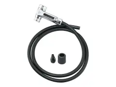 Topeak "TwinHead DX1 Upgrade Kit" Pump Head with Hose for Floor Pumps Topeak "TwinHead DX1 Upgrade Kit" Pump Head with Hose for Floor Pumps