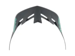Troy Lee Designs "Flowline SE" Visor - Badge Carbon/Real Teal Troy Lee Designs "Flowline SE" Visor - Badge Carbon/Real Teal