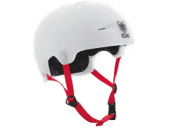 TSG "Evolution Special Makeup" BMX Helm - Clear White