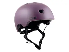 TSG "Meta Solid Color" BMX Helmet - Satin Grape Royal