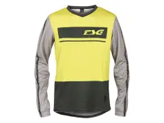 TSG "Skillz Jersey" Longsleeve - Black/Lime/Yellow