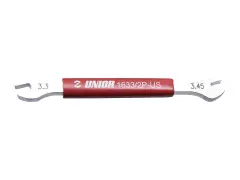 Unior "1633/2P-US" Pro Spoke Wrench - 3.3/3.45mm Unior "1633/2P-US" Pro Spoke Wrench - 3.3/3.45mm