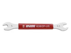 Unior "1636/2P-US" Doppelseitiger Speichenschlüssel - 5,0/5,5mm Unior "1636/2P-US" Doppelseitiger Speichenschlüssel - 5,0/5,5mm