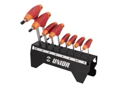 Unior "193HX-US.1" T-Handle Hex Wrench Set - 2 to 10mm Unior "193HX-US.1" T-Handle Hex Wrench Set - 2 to 10mm