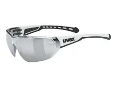 uvex "equate" Sonnenbrille - Mirror Silver Lens / White Matt