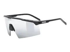 uvex "flowline" Sonnenbrille - Mirror Silver Lens / Black Matt