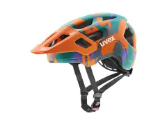 uvex "react jr." MTB Helm - Papaya Camo Matt (Kids)