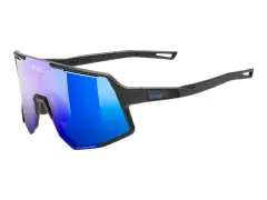 uvex "sequenze CV" Sonnenbrille - Buzzy Blue Lens / Black Matt