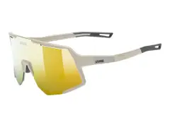uvex "sequenze" Sonnenbrille - Mirror Gold Lens / Grey Matt
