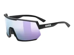 uvex "sportstyle 235" Sonnenbrille - Mirror Lavender Lens / Black Matt