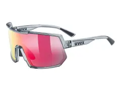 uvex "sportstyle 235" Sonnenbrille - Mirror Red Lens / Smoke Transparent
