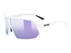 uvex "sportstyle 237" Sonnenbrille - Mirror Lavender Lens / White Matt