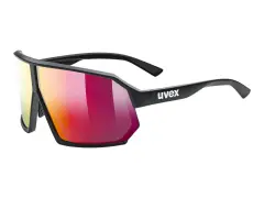 uvex "sportstyle 237" Sonnenbrille - Mirror Red Lens / Black Matt