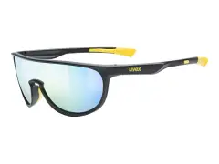 uvex "sportstyle 515" Sonnenbrille - Mirror Yellow Lens / Black Matt (Kids)